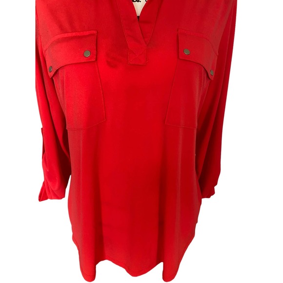 Women’s Salmon Color Jones New York Shirt - Picture 2 of 10